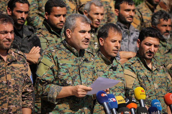 Militia in Syria's Manbij 'will not accept' Turkish military presence