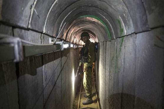 Israel says it destroyed Hamas undersea tunnel