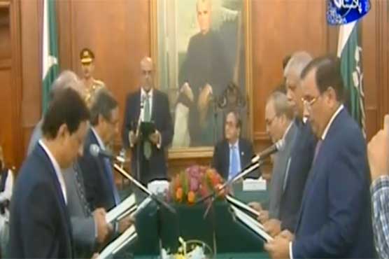 Six-member caretaker Punjab cabinet sworn in
