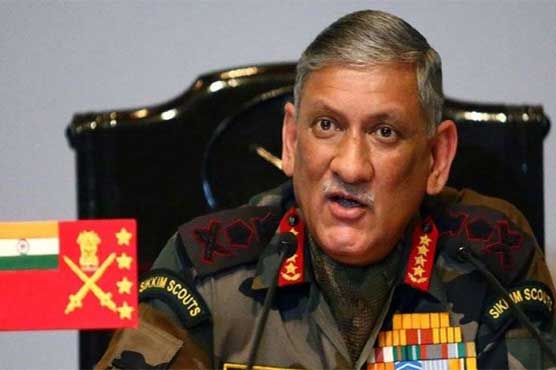 Indian Army Chief suggests negotiations for peace in occupied Kashmir