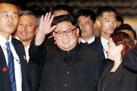 North Korea's Kim in China; U.S., South Korea suspend military drill