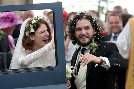 Game of Thrones' Kit Harington and Rose Leslie marry in Scotland