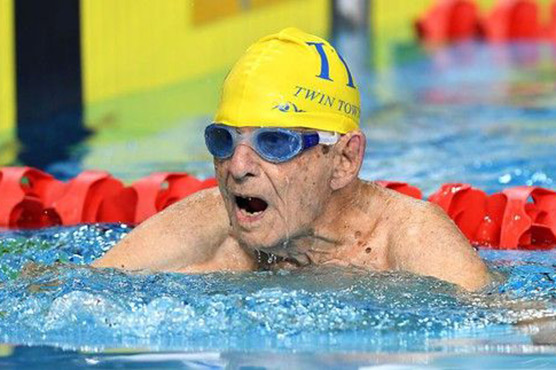 Australia: 99-year-old smashes age world record in pool