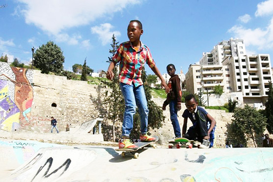 Jordan skate park puts smile on faces of refugee children