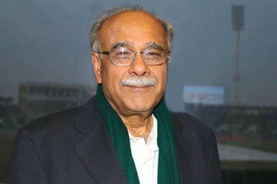 Najam Sethi visits National Stadium for PSL final