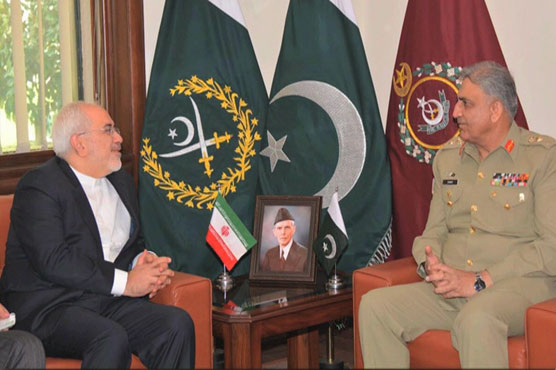 Iranian FM calls on Army Chief in GHQ