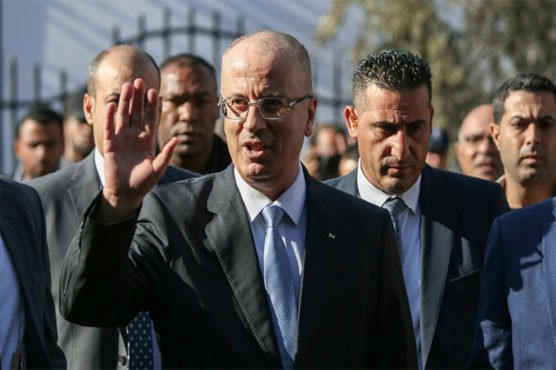 Blast targets Palestinian PM's convoy during rare Gaza visit
