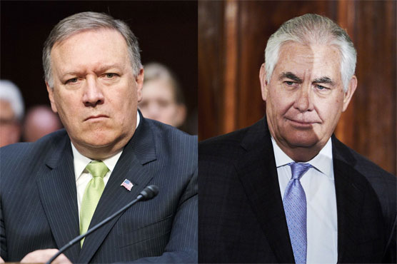 Trump says top diplomat Tillerson out, names Pompeo successor