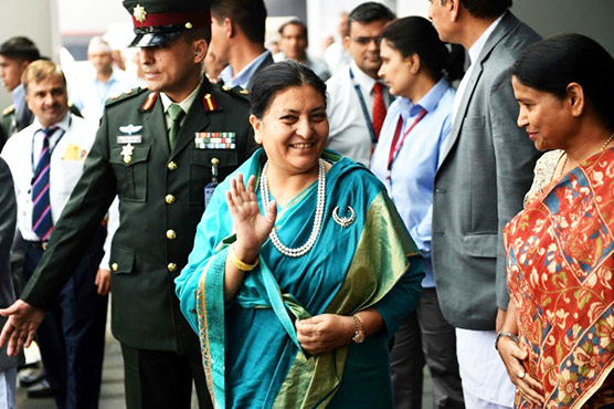 Nepal's first female president wins second term