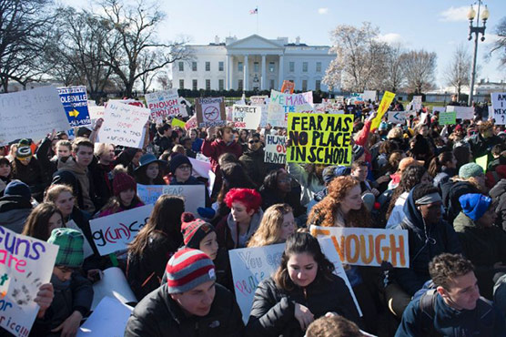 Tenn. high school holds second protest after walkout marred by violence