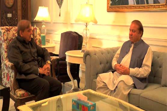 Punjab CM calls on Nawaz Sharif in Lahore