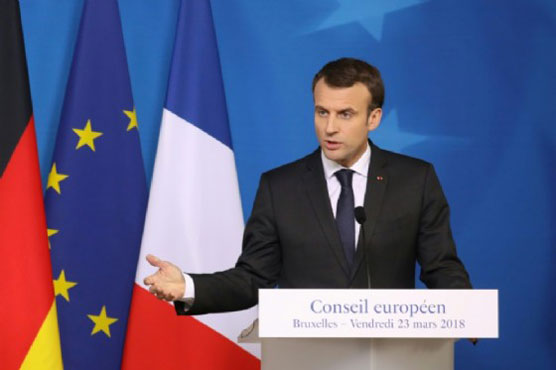 Macron says UK spy poisoning 'an attack on EU sovereignty'