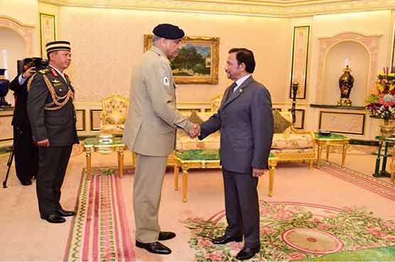Army chief Bajwa meets Brunei leadership 