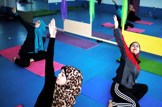 First women's yoga training centre opens doors in Gaza