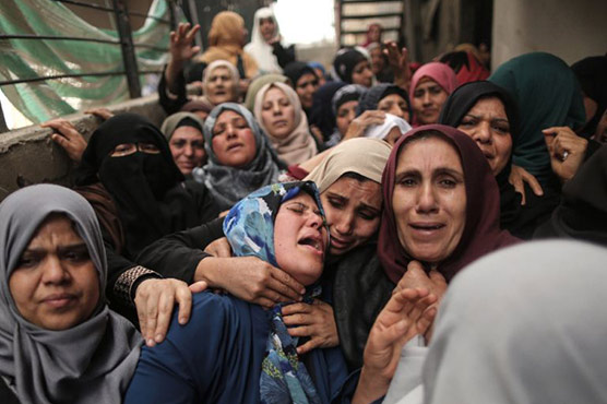 Gazans bury their dead after bloodiest day in years
