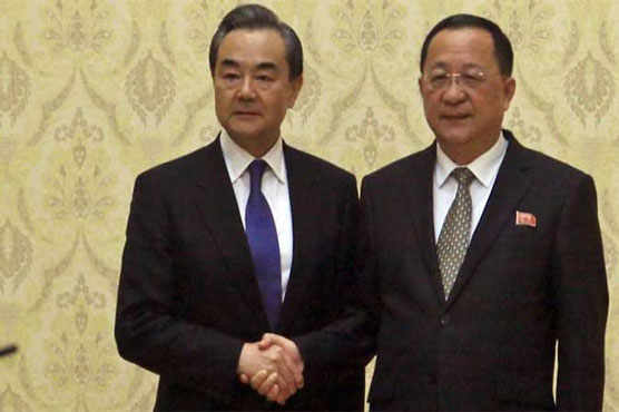 China's foreign minister in N. Korea on rare visit