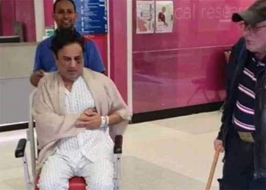 Video of PTI leader Naeem Bukhari in London hospital surfaces