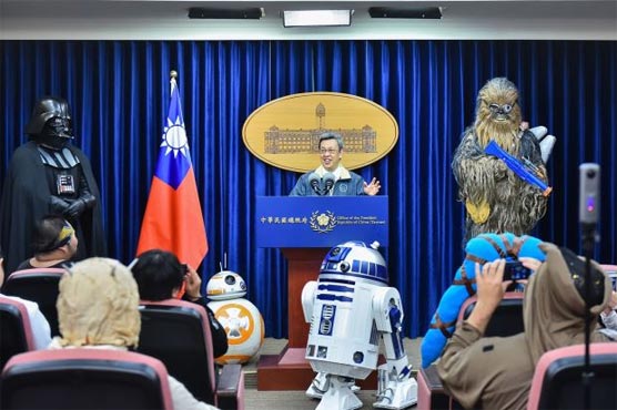 'May the force be with you' in Taiwan's presidential office