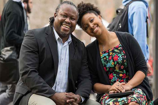 Father, daughter get undergraduate degrees together