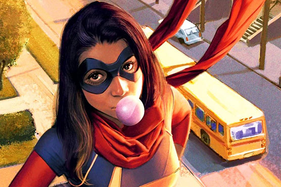 The fictional character Kamala Khan which has shape-shifting abilities has already appeared in animated series