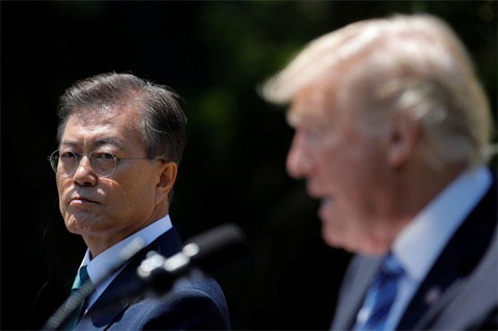 Trump-Kim summit in play as Moon visits White House