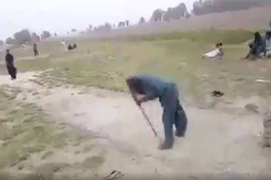 ICC rules this Pakistani tennis-ball batsman out under law 32.1