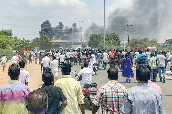 Indian police kill 12 in protest over copper plant