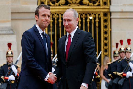 Macron hails 'frank' talks with Putin in Russia