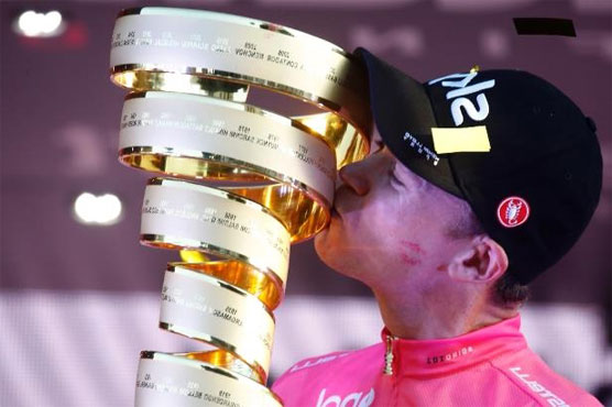 Froome wins Giro d'Italia for Grand Tour treble amid doping probe