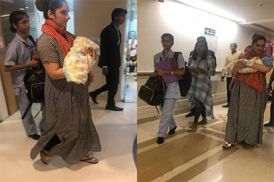 Sania Mirza shares first picture of baby Izhaan Sania Mirza shares first picture of baby Izhaan