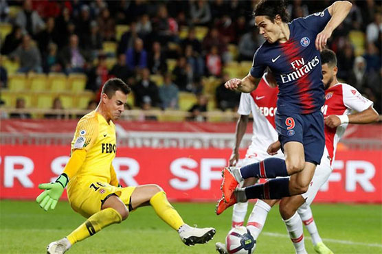 Cavani bags hat-trick as perfect PSG leave Henry's Monaco down and out