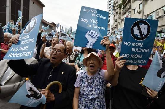 Taiwan's president quits as party leader after major polls setback