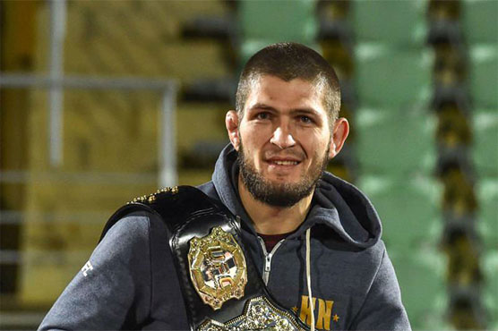 Khabib adds fire to Mayweather bout flame