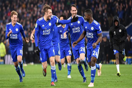 Leicester win Saints shoot-out to book Man City clash
