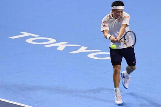Nishikori squashes Paire to reach Tokyo quarters