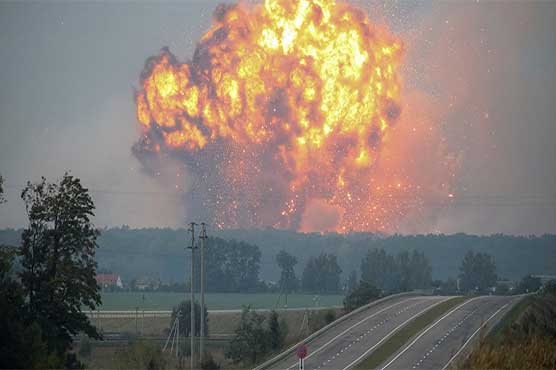 Explosion at Ukrainian ammunitions depot: defense ministry