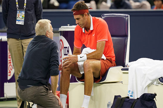 Knee fracture set to end injury-plagued Del Potro's season
