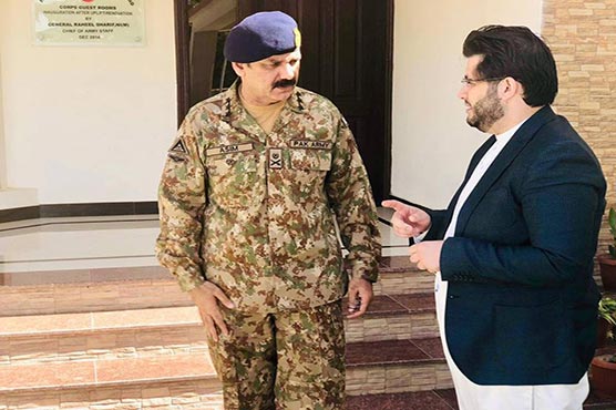 Chairman Zalmi meets Southern Command Quetta