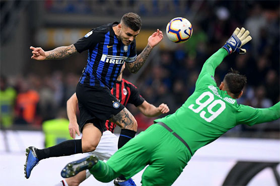 Last-gasp Icardi header grabs Inter derby spoils