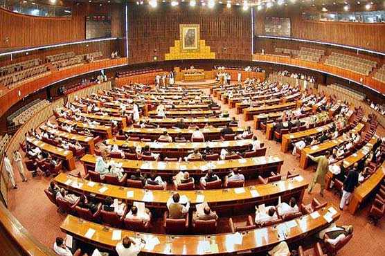 Opposition stages walkout to protest absence of finance minister