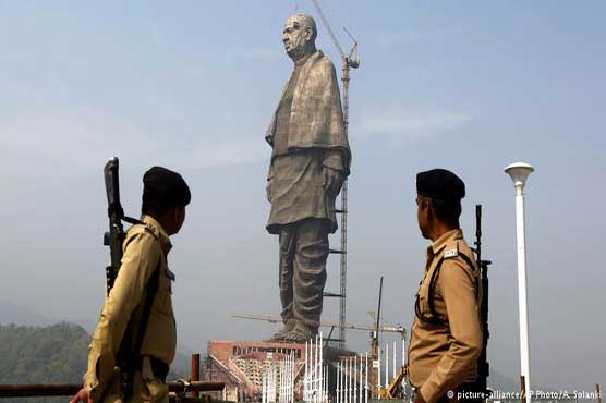 With rose petals and guns, India inaugurates world's tallest statue