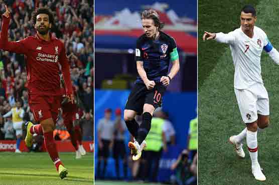 Ronaldo, Modric and Salah on FIFA player of the year shortlist