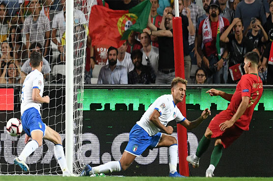 Andre Silva lifts Portugal past Italy in Nations League