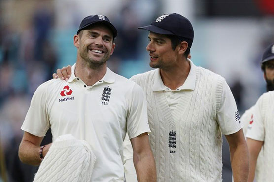 Anderson hailed by Cook as 'England's greatest cricketer'