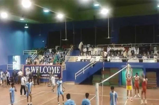 Wapda to meet Army in final of NDURE national volleyball championship