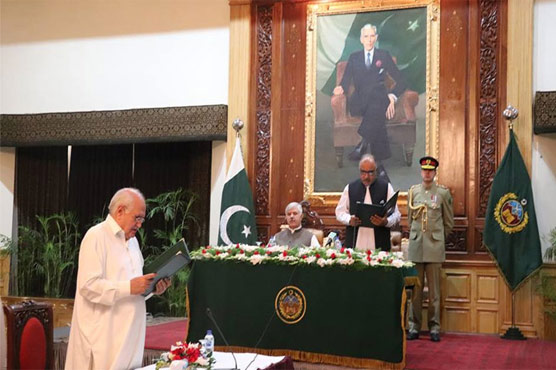Pervez Khattak’s brother takes oath as KP minister