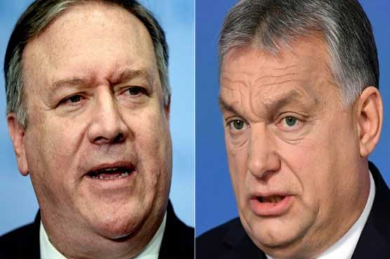Pompeo seeks to end Hungary's eastward drift on Europe trip