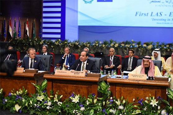 EU, Arab leaders proclaim 'new era' despite human rights split