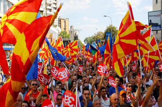 Macedonia parliament agrees to change country's name