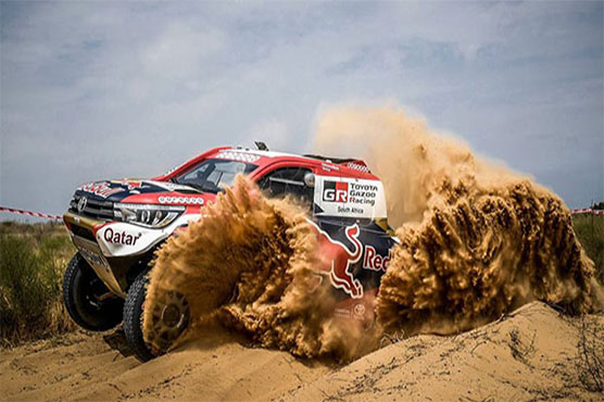 Al-Attiyah extends Dakar lead as Loeb 'dodges bullet' to take stage